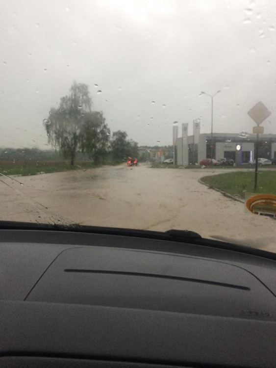 Když po dlouhé době v Budějcích zaprší