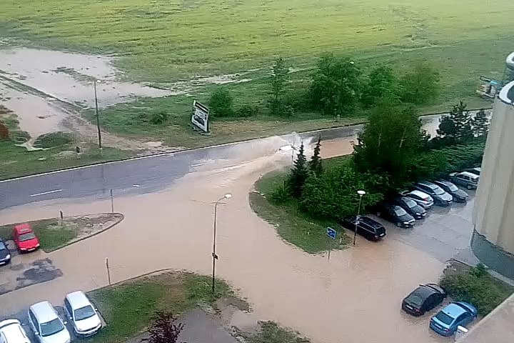 Když po dlouhé době v Budějcích zaprší