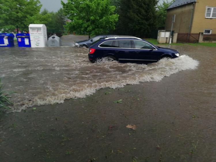 Když po dlouhé době v Budějcích zaprší