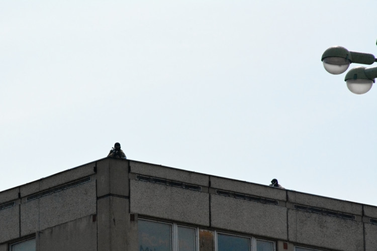 FOTO: Do Kongresového centra Aldis vnikli teroristé. Naštěstí jen v rámci cvičení