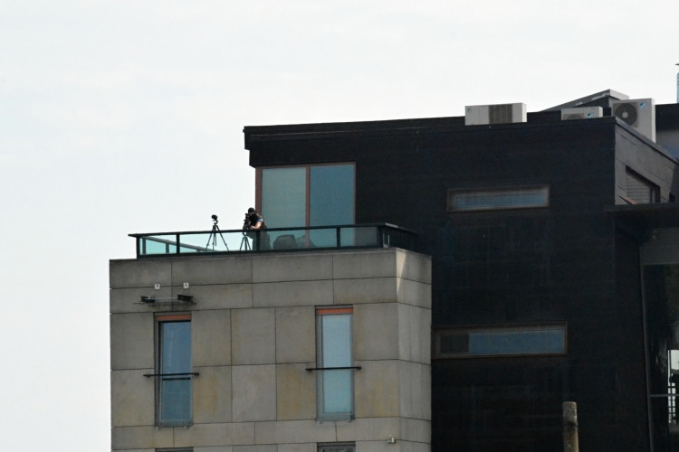 FOTO: Do Kongresového centra Aldis vnikli teroristé. Naštěstí jen v rámci cvičení