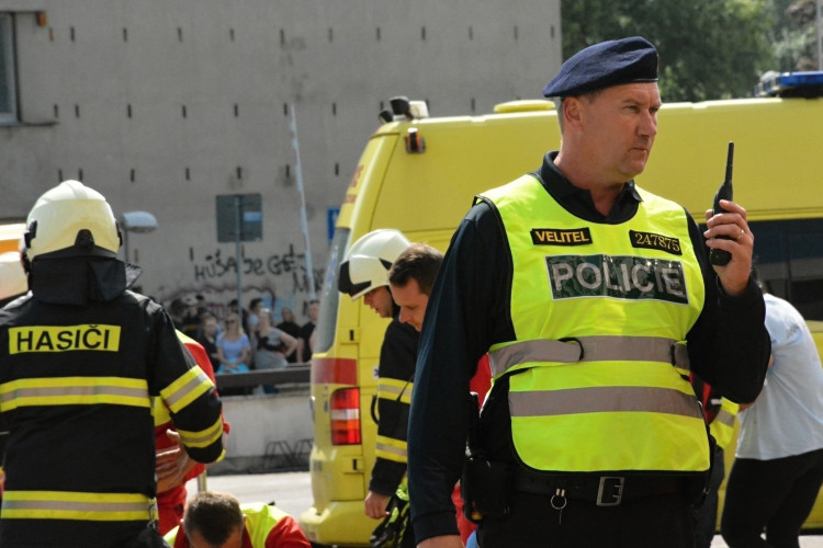 FOTO: Do Kongresového centra Aldis vnikli teroristé. Naštěstí jen v rámci cvičení