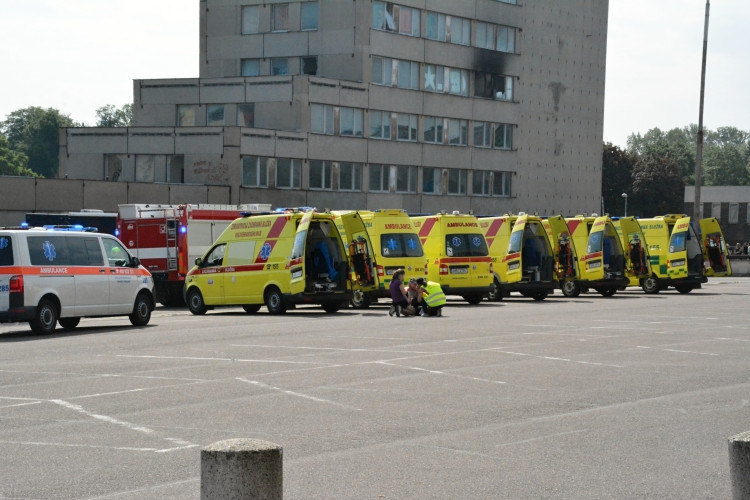 FOTO: Do Kongresového centra Aldis vnikli teroristé. Naštěstí jen v rámci cvičení