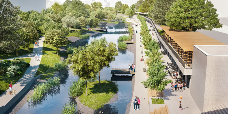 Nová podoba nábřeží Svratky