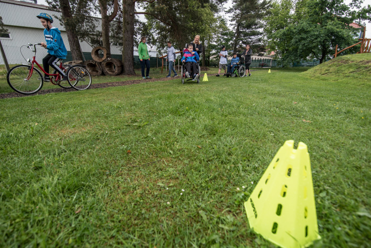 Sportovní den v budějcké Bazalce