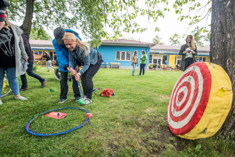 Sportovní den v budějcké Bazalce