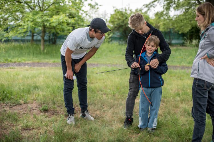 Sportovní den v budějcké Bazalce