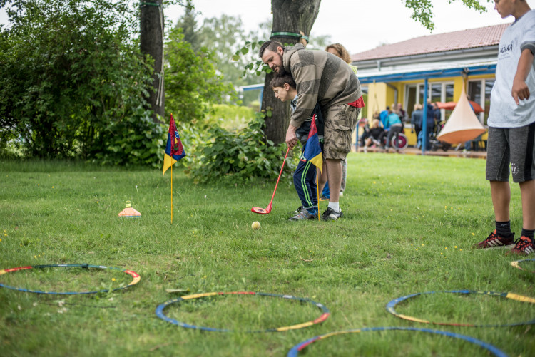 Sportovní den v budějcké Bazalce
