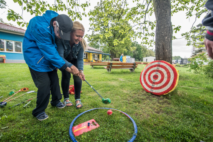 Sportovní den v budějcké Bazalce