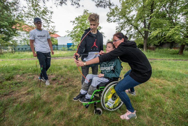 Sportovní den v budějcké Bazalce