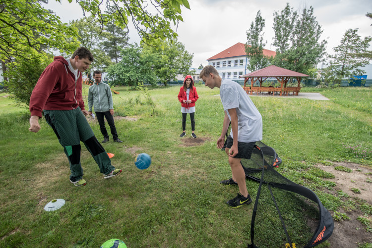 Sportovní den v budějcké Bazalce