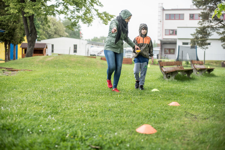 Sportovní den v budějcké Bazalce