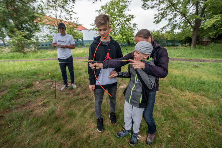 Sportovní den v budějcké Bazalce