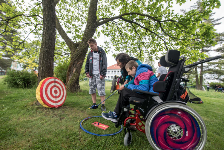 Sportovní den v budějcké Bazalce