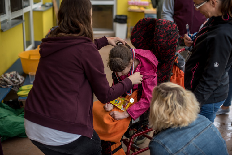 Sportovní den v budějcké Bazalce