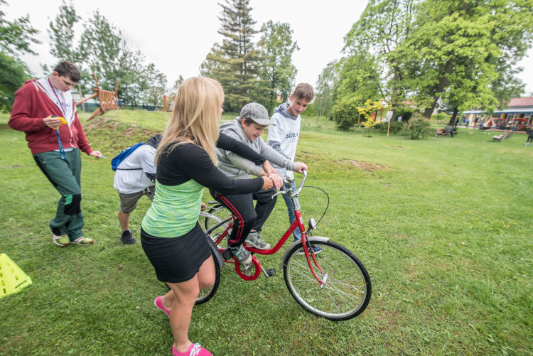Sportovní den v budějcké Bazalce