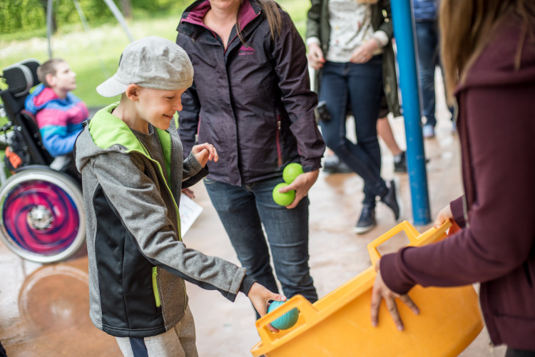 Sportovní den v budějcké Bazalce