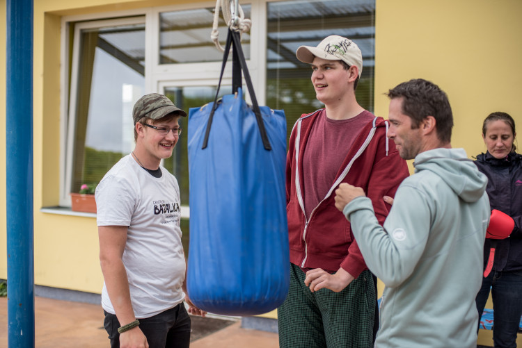 Sportovní den v budějcké Bazalce