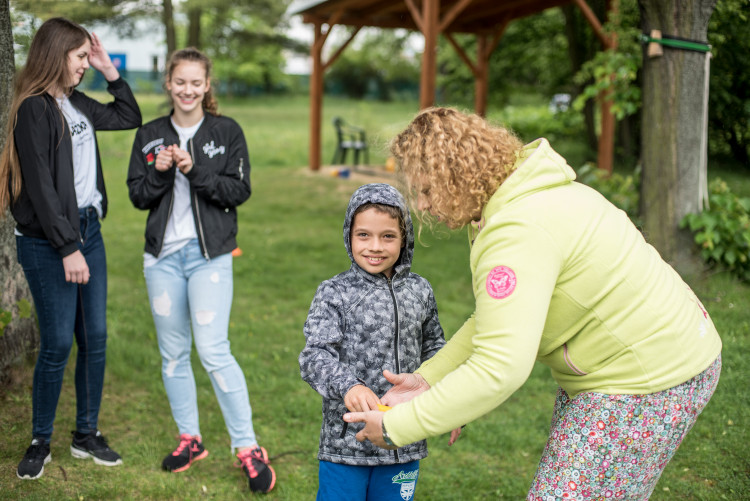 Sportovní den v budějcké Bazalce