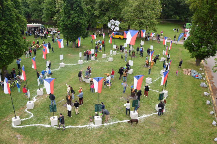 Piknik v jihlavském parku