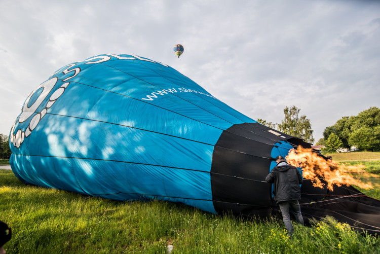 Balony nad Českými Budějovicemi