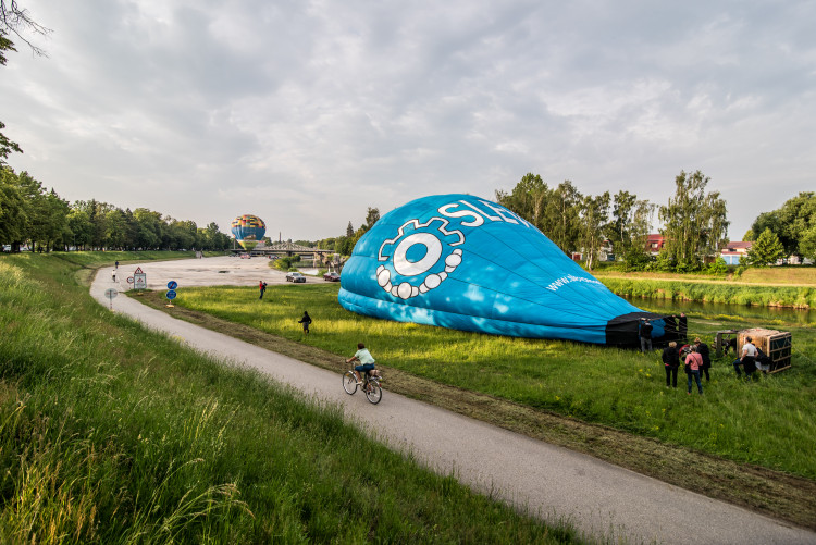 Balony nad Českými Budějovicemi