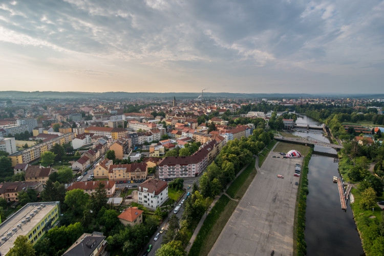 Balony nad Českými Budějovicemi