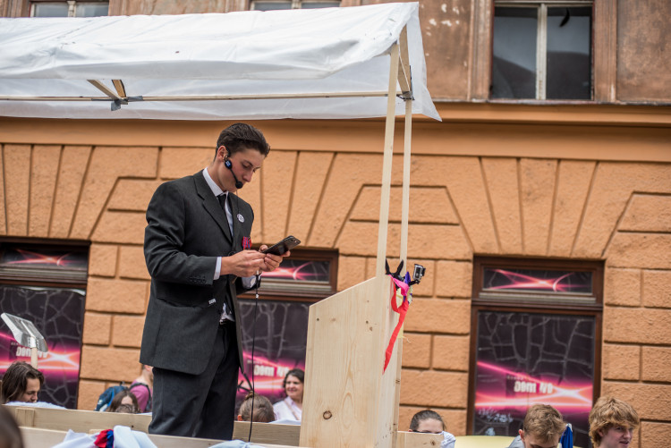 Králem Budějovického Majálesu se stal Martin Picek z Gymnázia J. V. Jirsíka