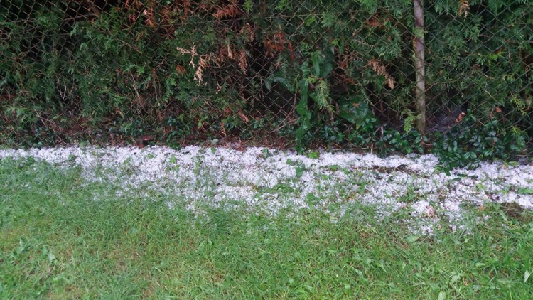 Průtrž mračen na Vysočině, červen 2018