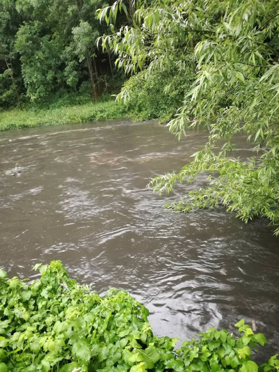 Průtrž mračen na Vysočině, červen 2018