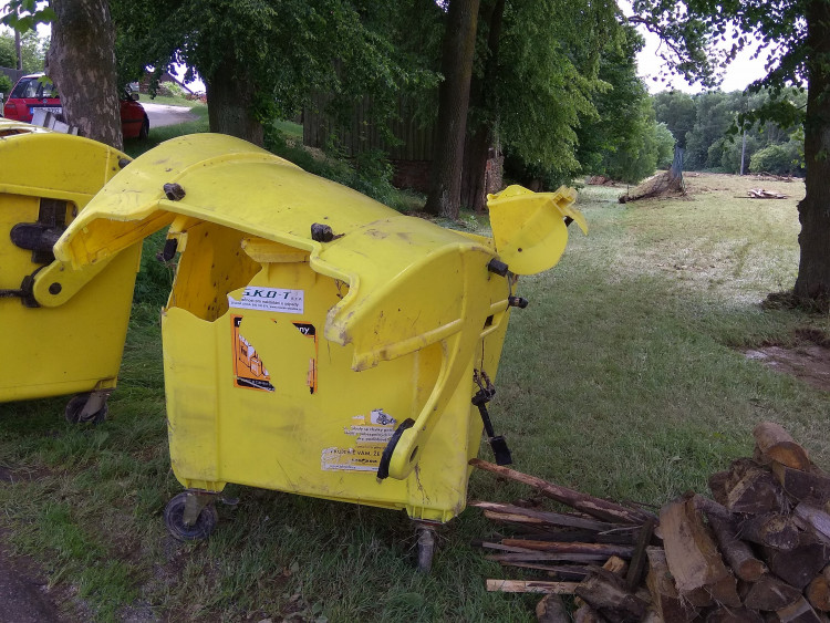 Přívalové deště v Jestřebí