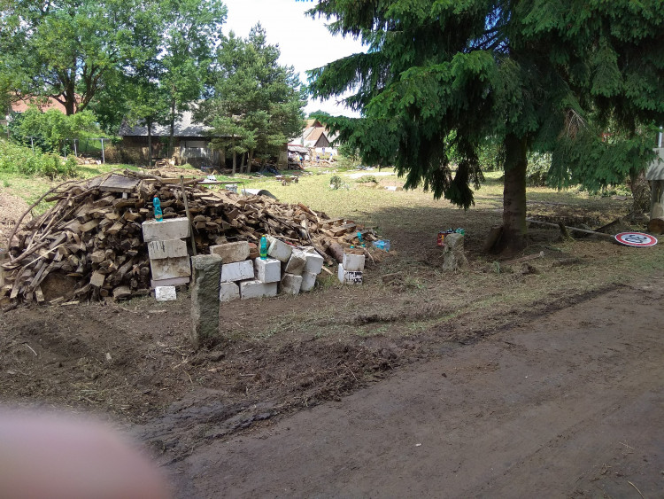 Přívalové deště v Jestřebí