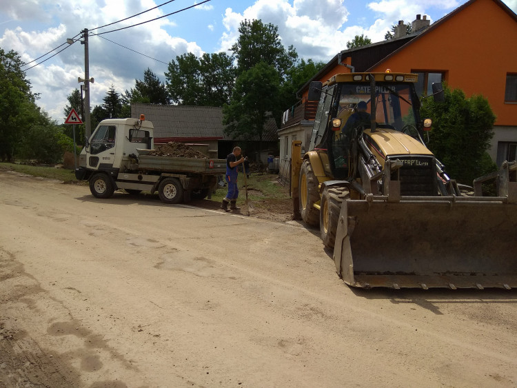 Přívalové deště v Jestřebí