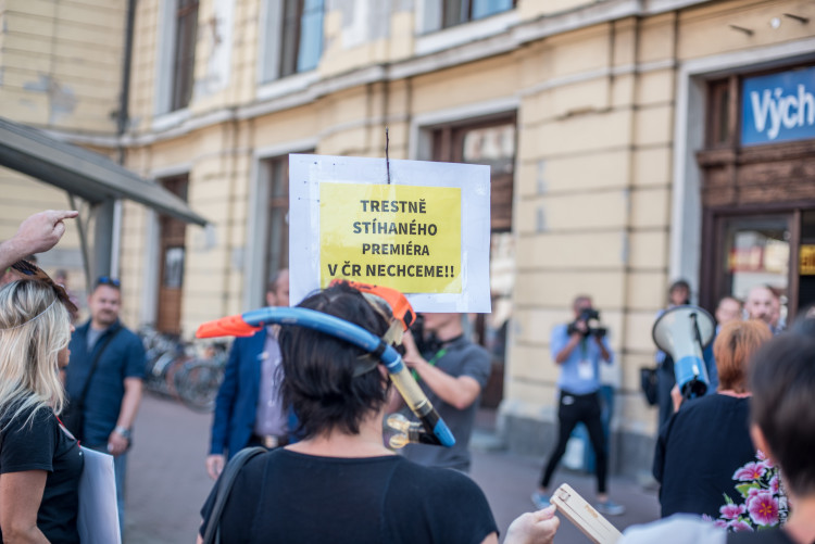 Předseda vlády Andrej Babiš v Českých Budějovicích