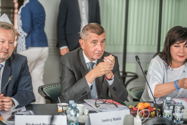 Předseda vlády Andrej Babiš v Českých Budějovicích