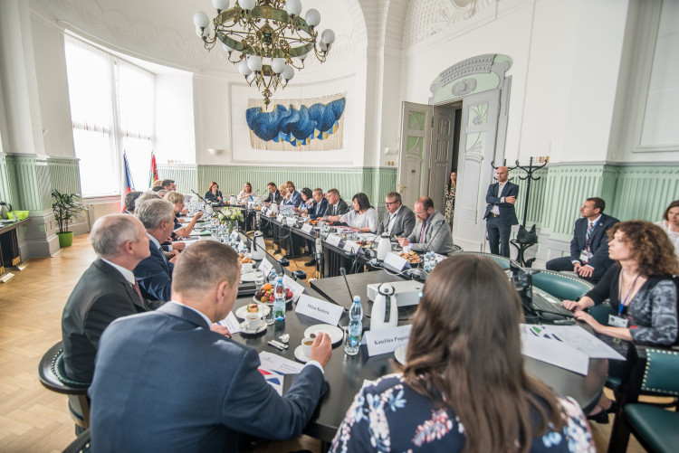 Předseda vlády Andrej Babiš v Českých Budějovicích