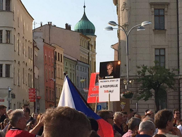 Protesty proti vládě Andreje Babiše v JIhlavě, 5. června 2018