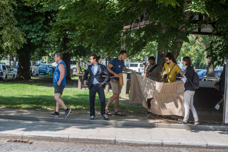 Vláda v demisi v Českých Budějovicích