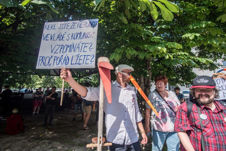 Vláda v demisi v Českých Budějovicích