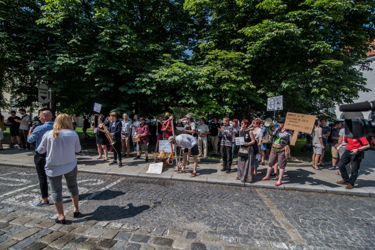 Vláda v demisi v Českých Budějovicích