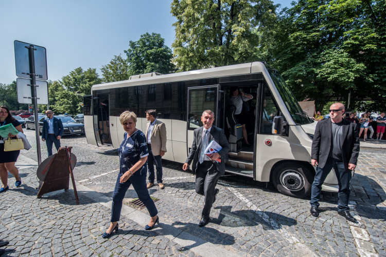 Vláda v demisi v Českých Budějovicích