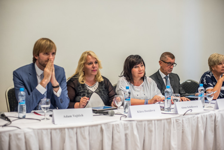 Vláda v demisi v Českých Budějovicích