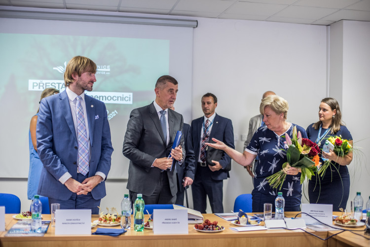 Vláda v demisi v Českých Budějovicích