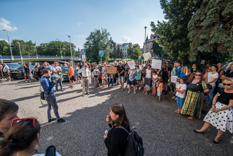 Vláda v demisi v Českých Budějovicích