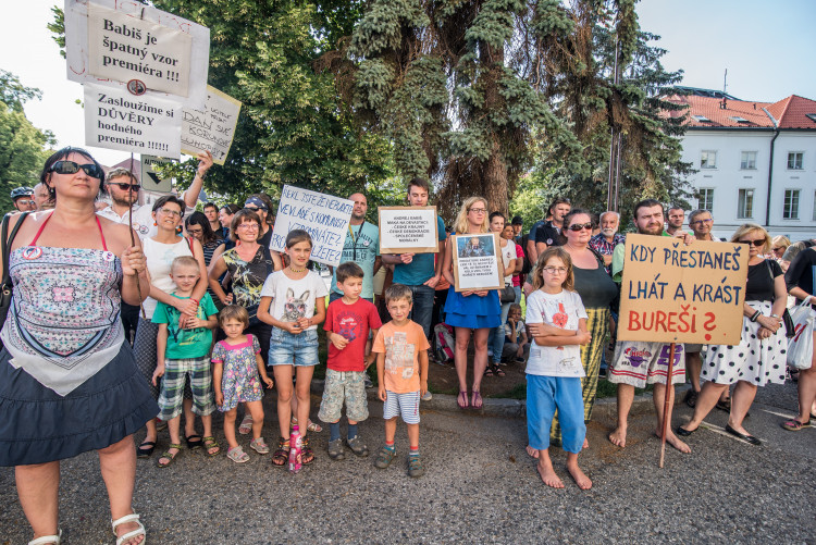 Vláda v demisi v Českých Budějovicích