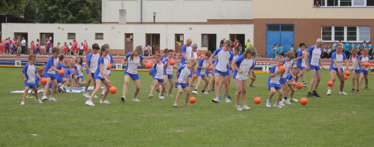 Všesokolský župní slet v Českých Budějovicích