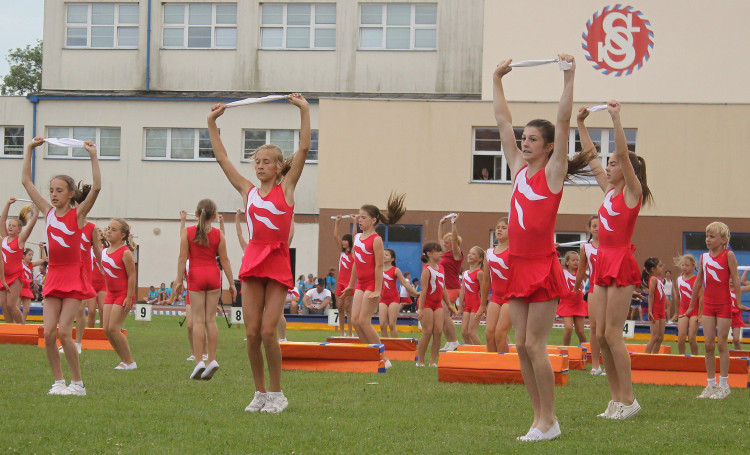 Všesokolský župní slet v Českých Budějovicích