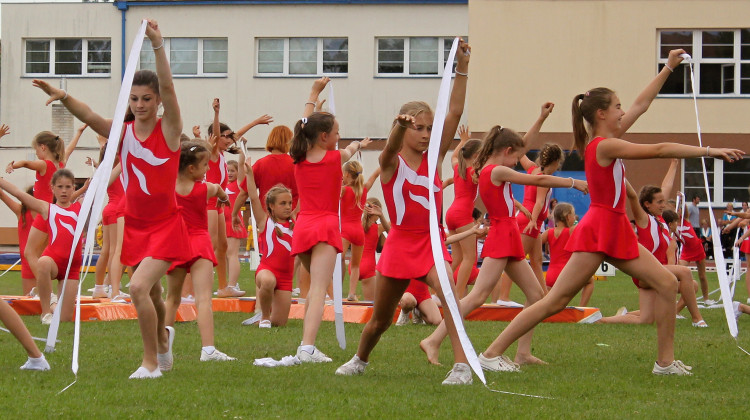 Všesokolský župní slet v Českých Budějovicích