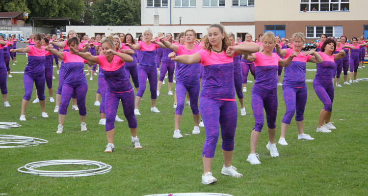 Všesokolský župní slet v Českých Budějovicích