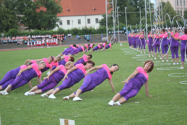 Všesokolský župní slet v Českých Budějovicích